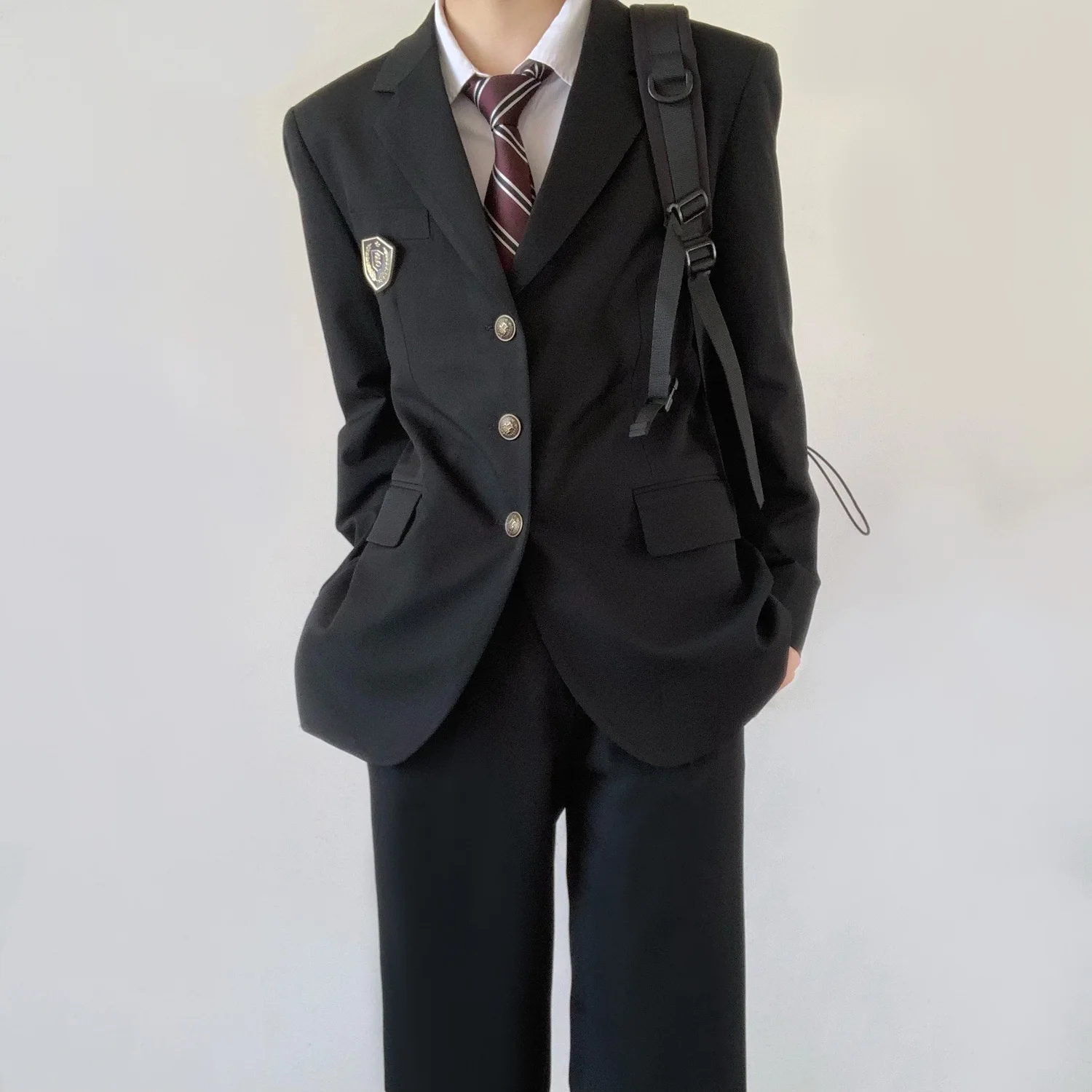 Japanese school uniform Zhongshan suit college Suzuki school uniform JK men's and women's class uniform jacket Coat