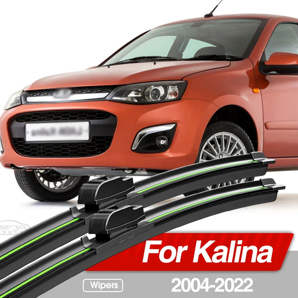 

For Lada Kalina 2004-2022 Front Windshield Wiper Blades 2pcs Windscreen Window Accessories 2005 2008 2010 2014 2016 2019 2021