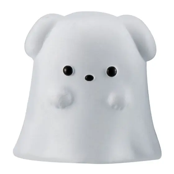 BANDAI Action Figures Model Halloween Ghosts queuing up Funny little elf  Gashapon Official Genuine Ornament Collectable toys