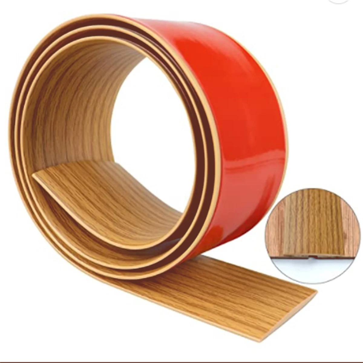 1roll 1/2/3 meter PVC Vloer Overgang Strip Drempel Rand Trim Strip Zelfklevende Deuropening vloer Verbinding Strip Home Hardware