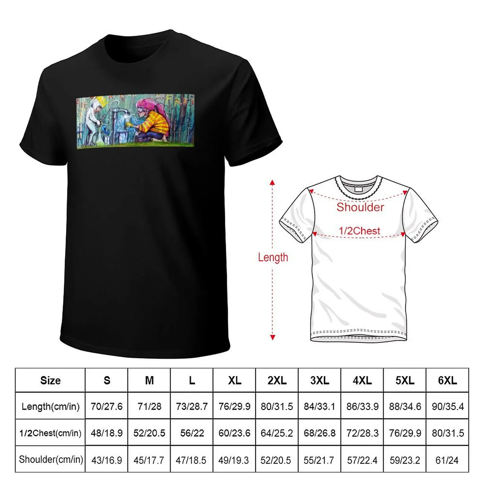Die Gedanken Sind Frei (The thoughts are free) T-Shirt Casual Loose Fit Summer Tee Shirt