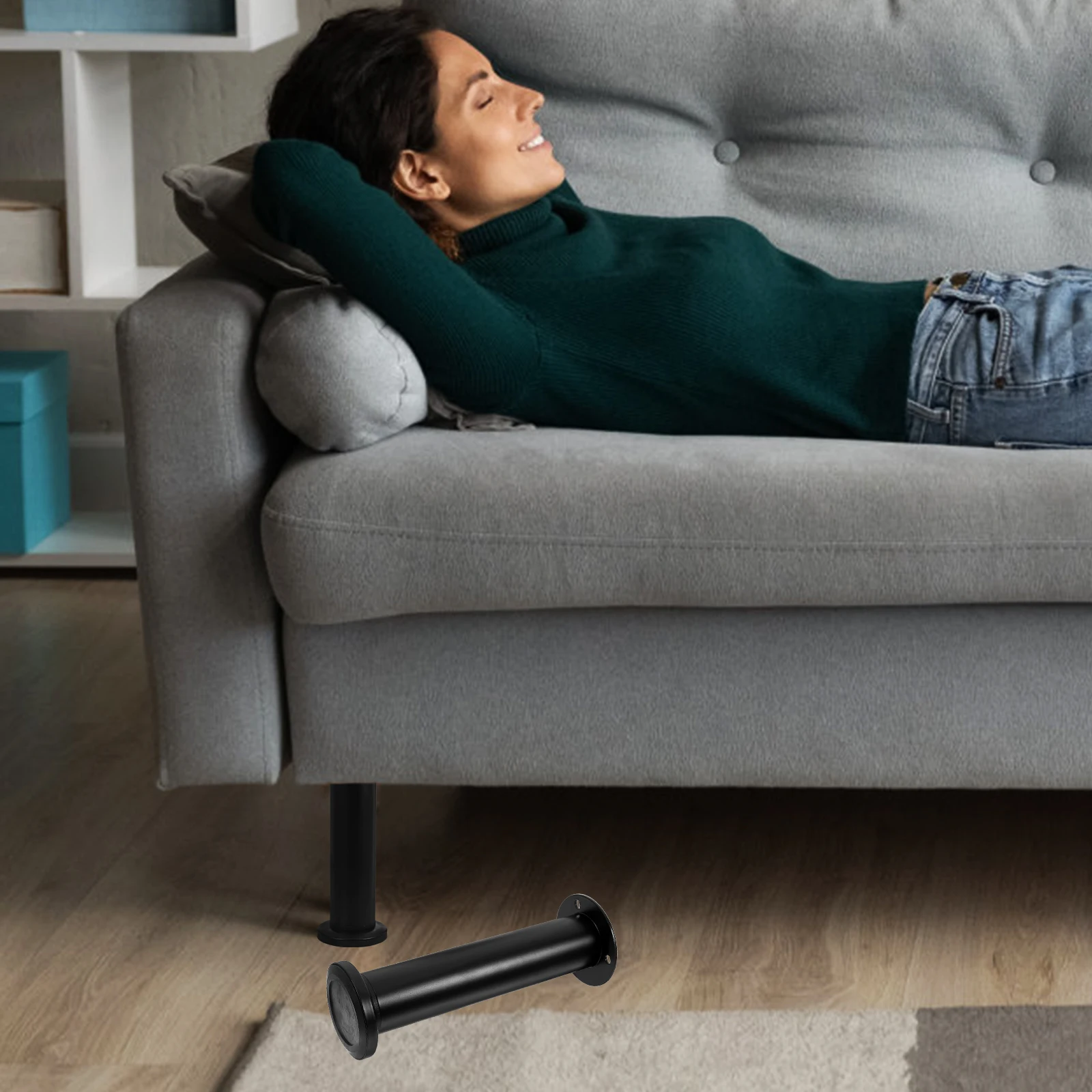 

4Pcs Adjustable Bed Frame Legs Replacement Support Bed Replacement Parts Furniture Support Legs