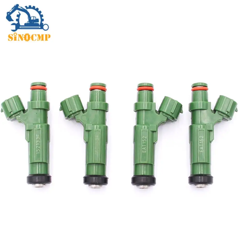 

4Pcs Fuel Injector Version 63P-13761-01 63P-13761-01-00 63P1376101 63P137610100 05038337AB For Yamaha Outboard F150 HP