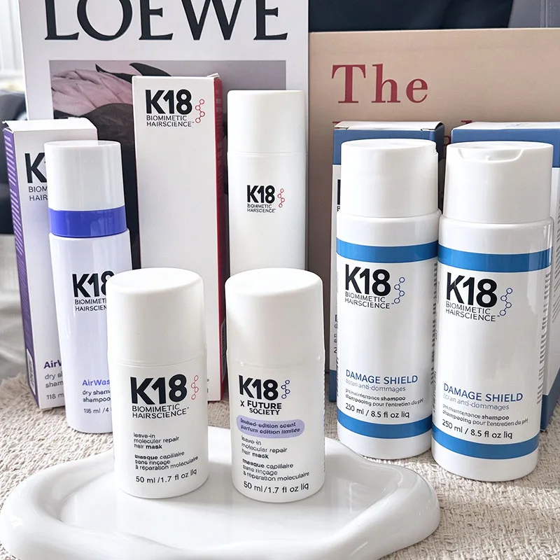 K18 250ml Shampoo Balance PH Moisturizing Repair Frizz Dyeing Scalding Damage And Split Ends Smooth and Gentle Cleaning Shampoo