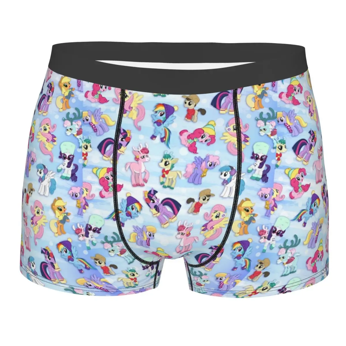 

Men My Little Pony Cartoon Boxers NoveltyGift Underwear Boxer Briefs