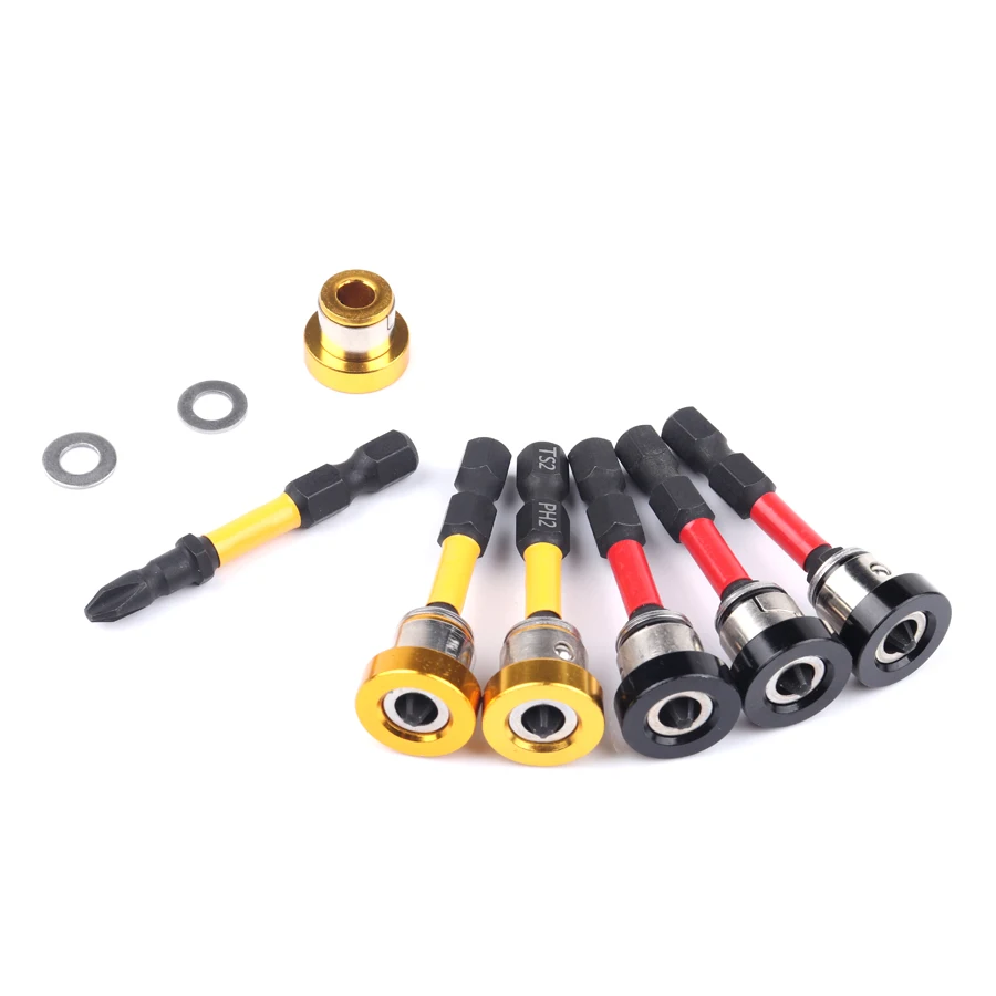 Magnetic Positioning Screwdriver Bits S2 Drywall Screw for Plasterboard Gypsum Board Locating Bit Batch Head Drilling Tools