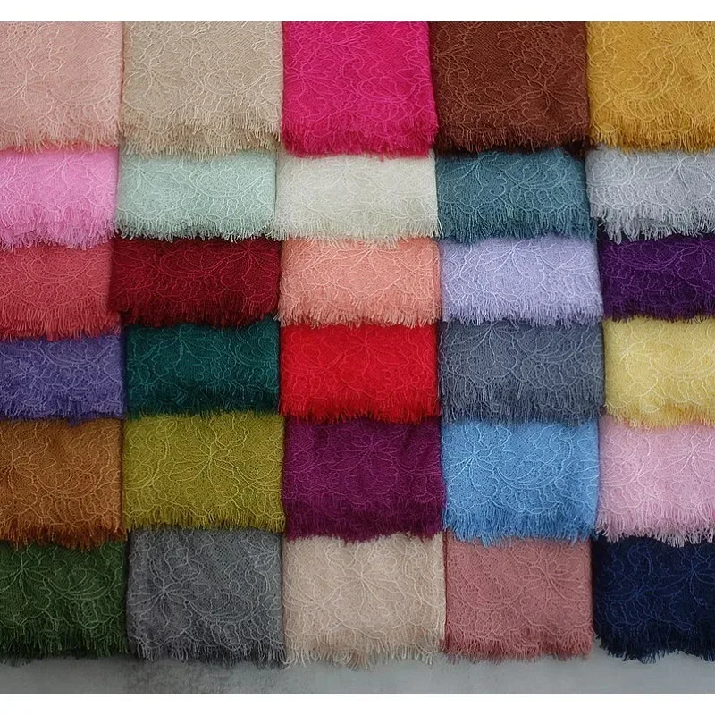 

22 Centimeters Wide New Fashionable Hollow Eyelashes Lace Decal Fabric Lace Fabric Handmade DIY Clothing Decoration Accessories