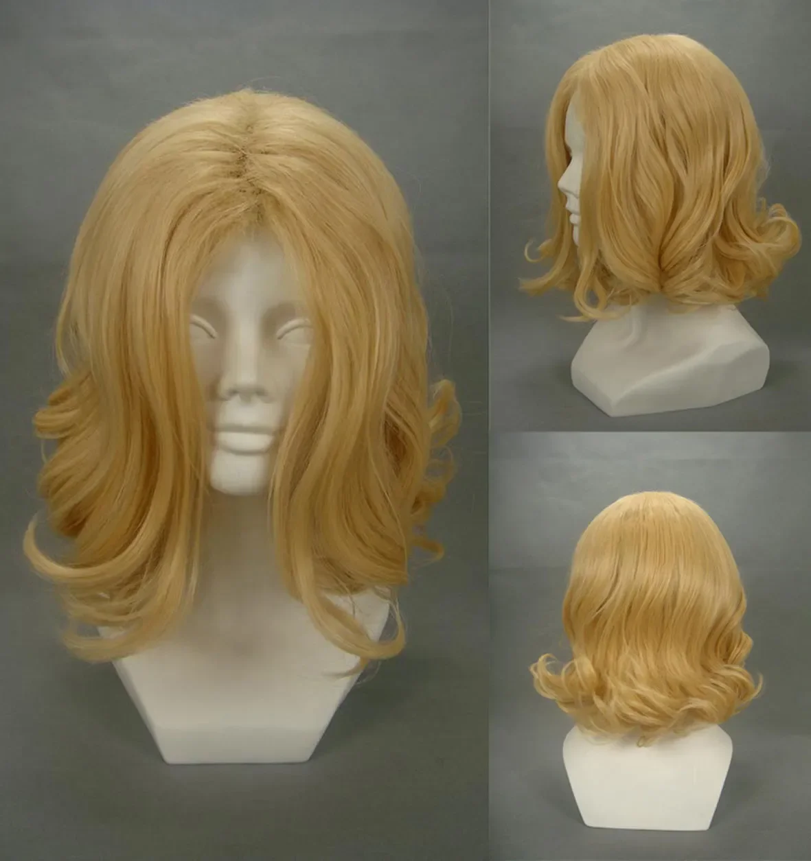 

Light gold 15.7'APH France Francis Bonnefoy Blonde Hetalia Cosplay Wig wholesale