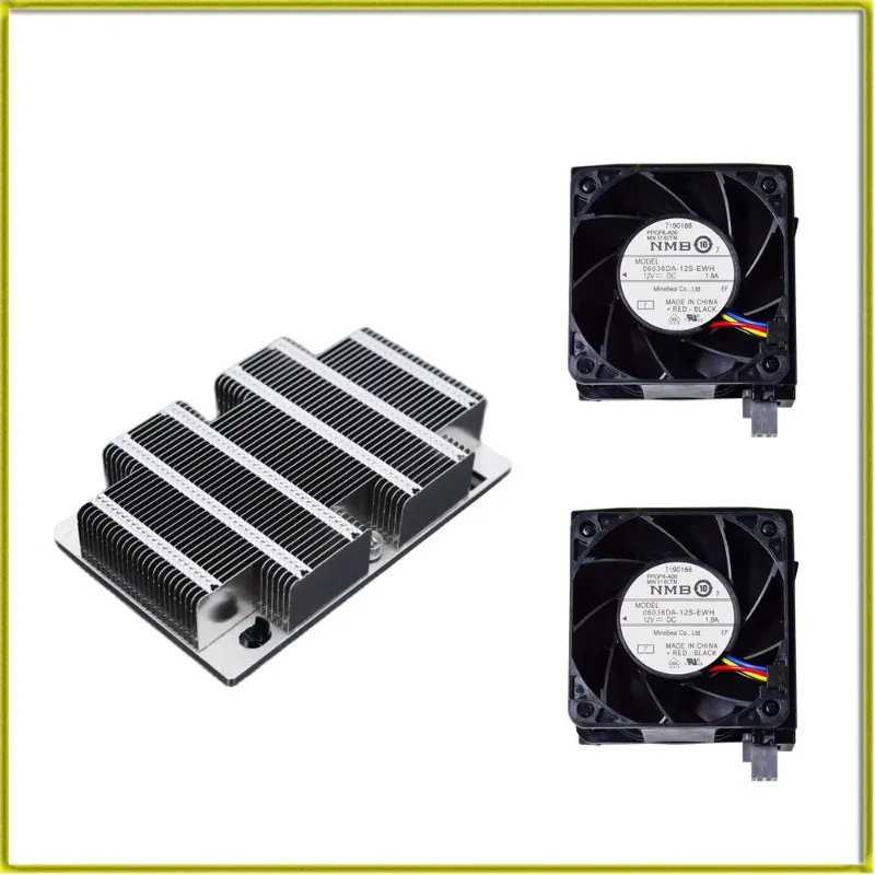 

Original For Dell R740 R740XD Server CPU Cooler 00F8NV 0N5T36 Kit 0F8NV Cooling Fan N5T36 with Bracket