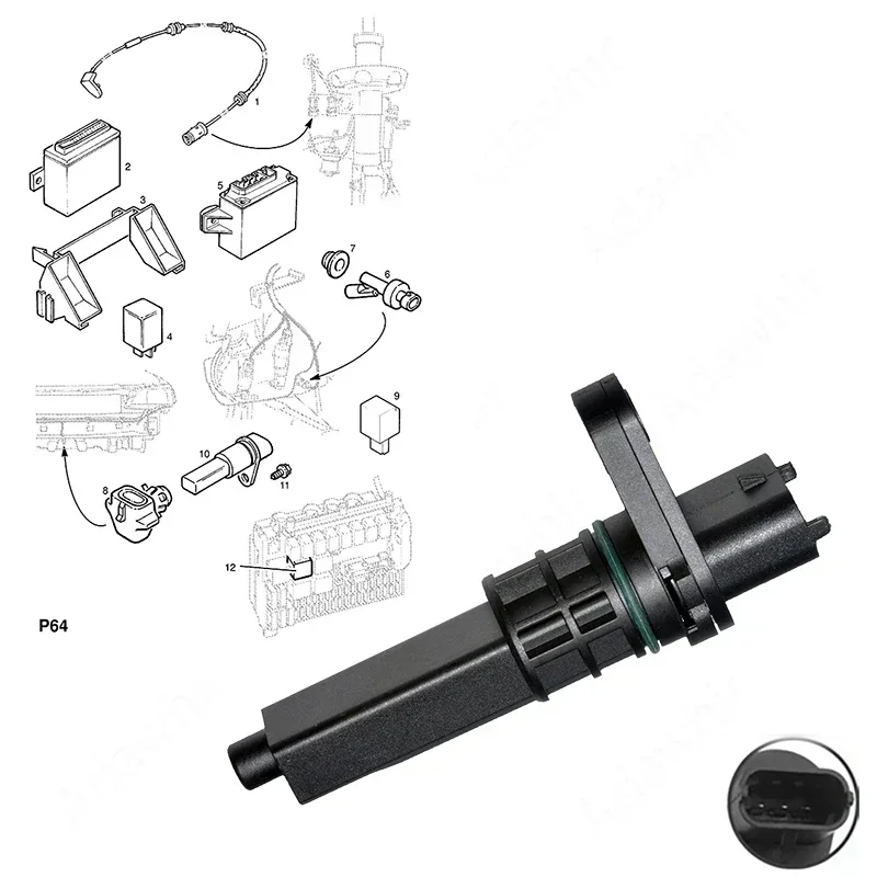 Speedo Odometer Speed Sensor For Opel Vauxhall Astra G Combo