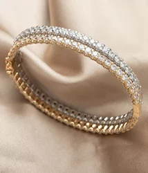 New 2024 Trend Classic High Quality Hot  Luxury Jewelry Bracelets For Women Pure 925 Sliver Gifts women Wedding Engagement
