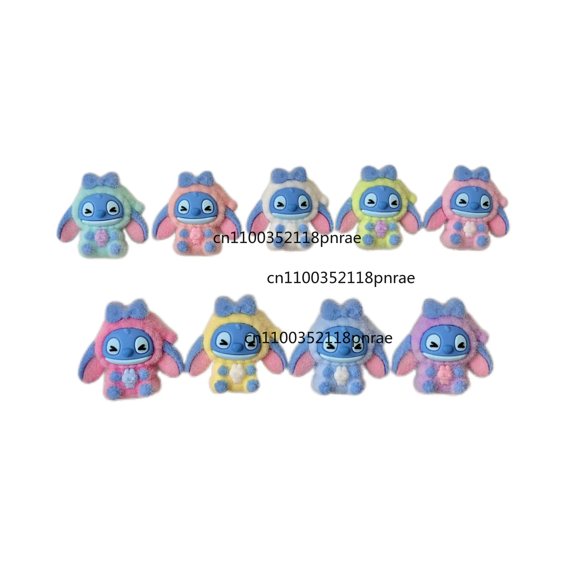 2025 9개/세트 미니 스티치 피규어 장난감 만화 피규어 데스크탑 장식 모델 장식품 남아 여아 크리스마스 선물