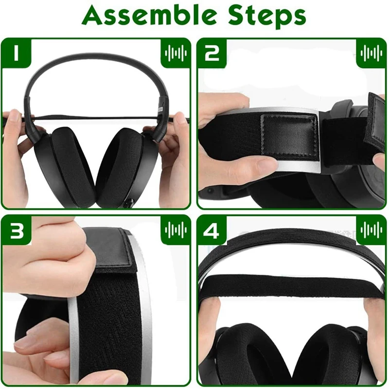 Neues Ersatz Stirnband Kopfhörer Velours elastisches Stirnband Top Pad Kissen für Stahls erien Arctis 7
