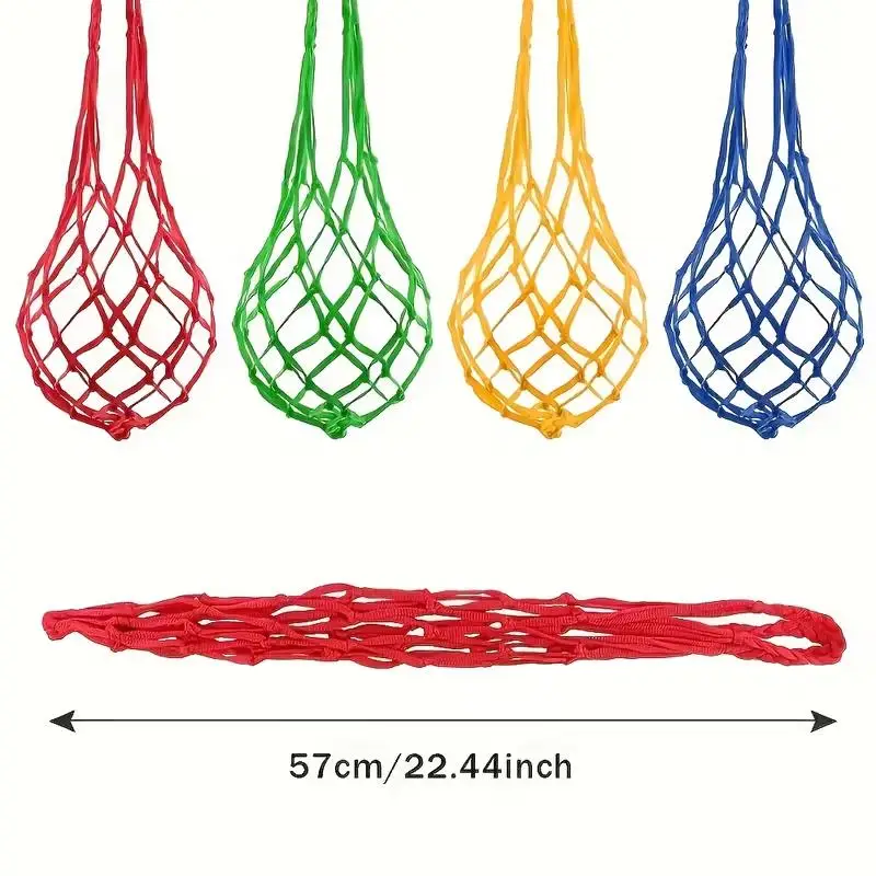 Juego de 3 comederos colgantes aleatorios para pollos (4 unidades) – Bolsa de malla para frutas/verduras, 4 colores, para aves de corral, gallinas y patos
