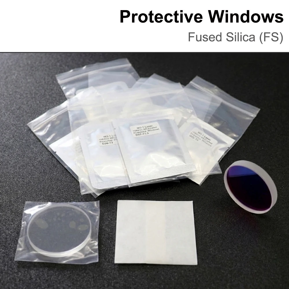 Laser Protective Windows Lens 20x2 24.9x1.5 27.9x4.1 30x5 37x7mm for WSX Precitec Raytools Bodor Ospri Head
