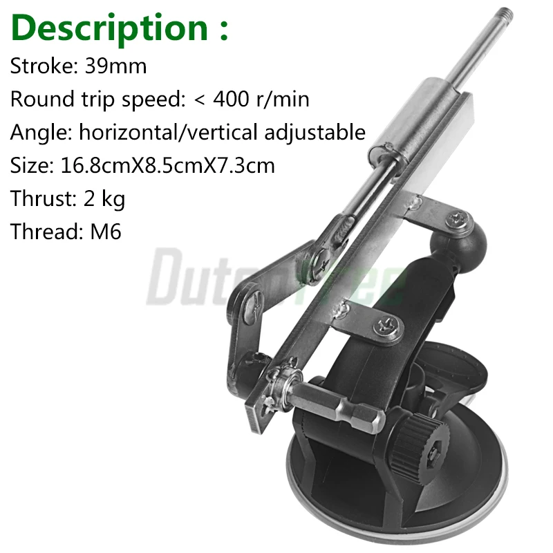 Electric Drill Driven Telescopic Machinery 39mm Stroke DIY Telescopic Modules Reciprocating Motion Telescopic Components