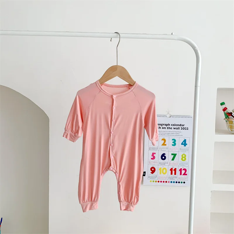 

Baby Rompers for Girls Boys Long Sleeve Baby Onesies Newborn Jumpsuit Toddlers Bodysuits Clothes Solid Colors One-piece