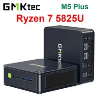 GMKtec M5 Plus AMD Ryzen 7 5825U Mini PC Windows 11 DDR4 3200Mhz 16GB 500GB SSD WIFI6 BT5.2 Desktop Mini Computer