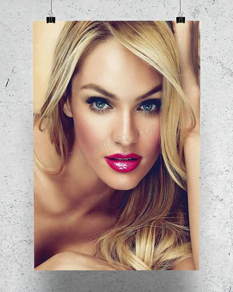 R0111 Candice Swanepoel 03 Star Sexy Beautiful Girl Model Wall Sticker Silk Poster Art Home Decoration