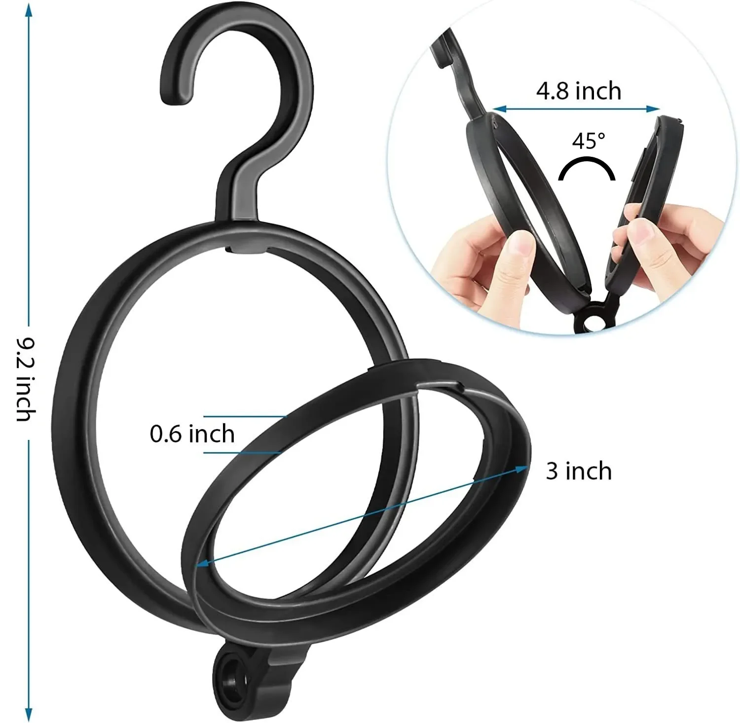 1Pcs Wholesale Hanging Wig Stand For Wigs Display Styling Portable Wig Hanger Hair Dryer Durable Wig Hanging Stand Display Tool