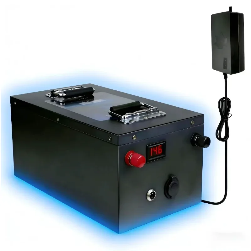 12V 100Ah-400Ah LiFePO4 Battery + Free Charger Heavy-Duty Design for Commercial & Residential Use Perfect for Solar Storage, UPS