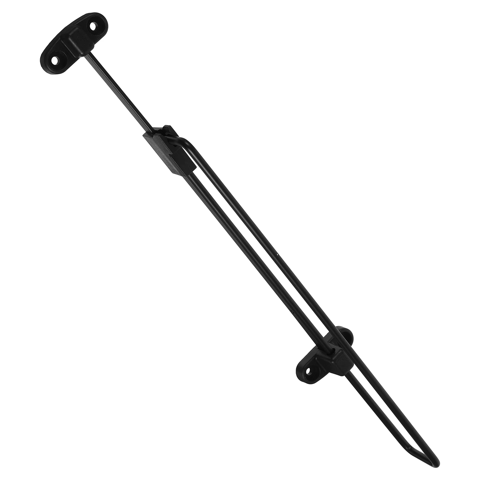 

1Pcs Adjustable Pull Down Clothes Rack Telescopic Wardrobe Hanger Rail Efficient Closet Solution Black