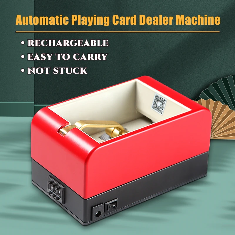 UNDEROOF-Smart Card Dealer, 360 ° Rotating, Universal Automatic Playing Card Dealing Tool for Home, UNO Licensing Machine