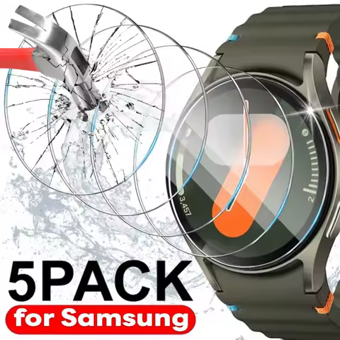 Tempered Glass for Samsung Galaxy Watch Smartwatch Films for Samsung Galaxy Watch 3 4 5 6 7 40/44mm Classic HD Screen Protectors