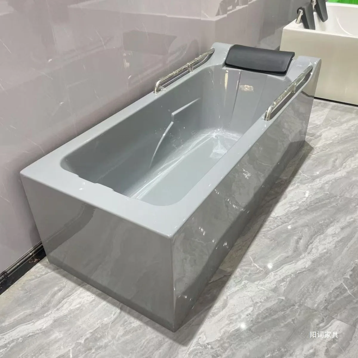 

New product integrated molding household acrylic multi-color bathtub adult bathtub installation-free hotel hotel bath