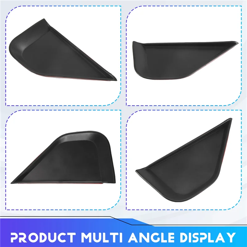 2PCS Car Side Center Control Storage Box Space Plate Plastic Cover Trim Interior Accessories For Skoda Kodiaq 17-22-T61C