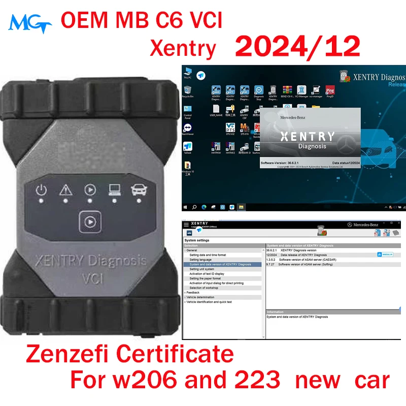 Good quality  MB star c6 doip vci  multiplexer xentry DAS DTS Vediamo EPC WIS cars diagnose tool