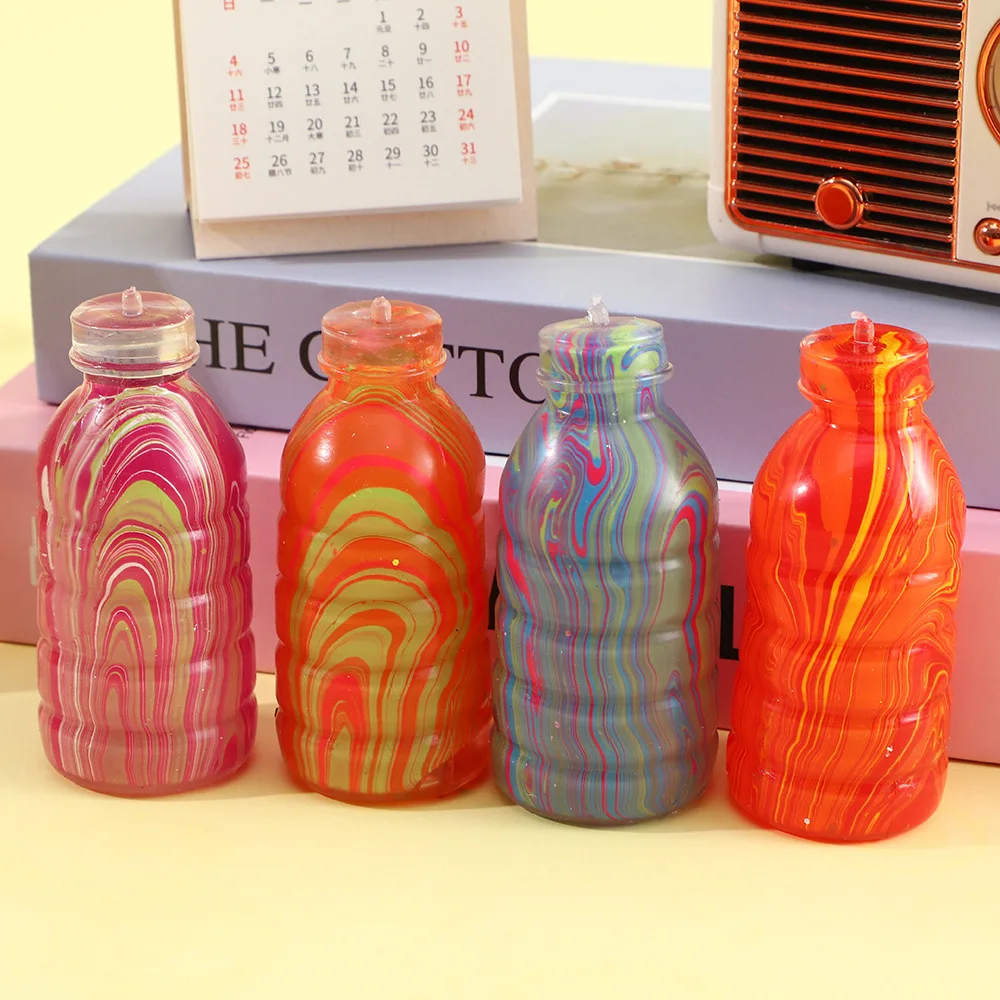 

Dopamine Flow Crystalline Soda Bottle Squeezing Fun - Maltose Texture Stress Relief Toy - Creative Release Slow Recovery Squeezi