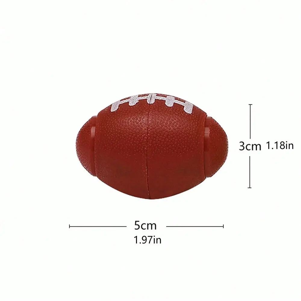 Rugby Fidget Spinner Ball Toys Mini New and Unique Football Rotatable Ball Funny Relaxing Spinner Ball Toys Gyro Game