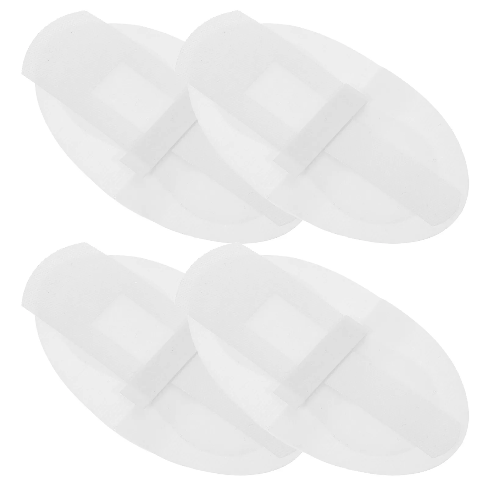 

4pcs Catheter Fixation Stickers Tube Holder Securement Patch for Enteral Feeding Stabilization Devices Double Layer Cotton