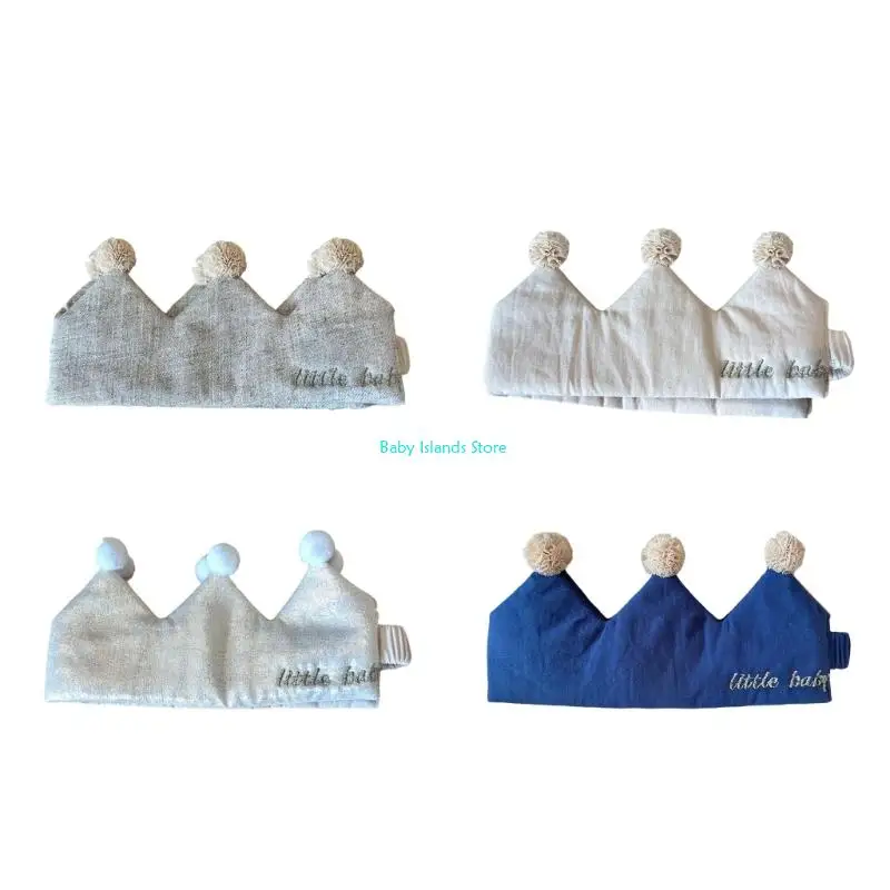 

K92D Elastic Royal Headwear For Boys 100 Days Birthday Parties Photo