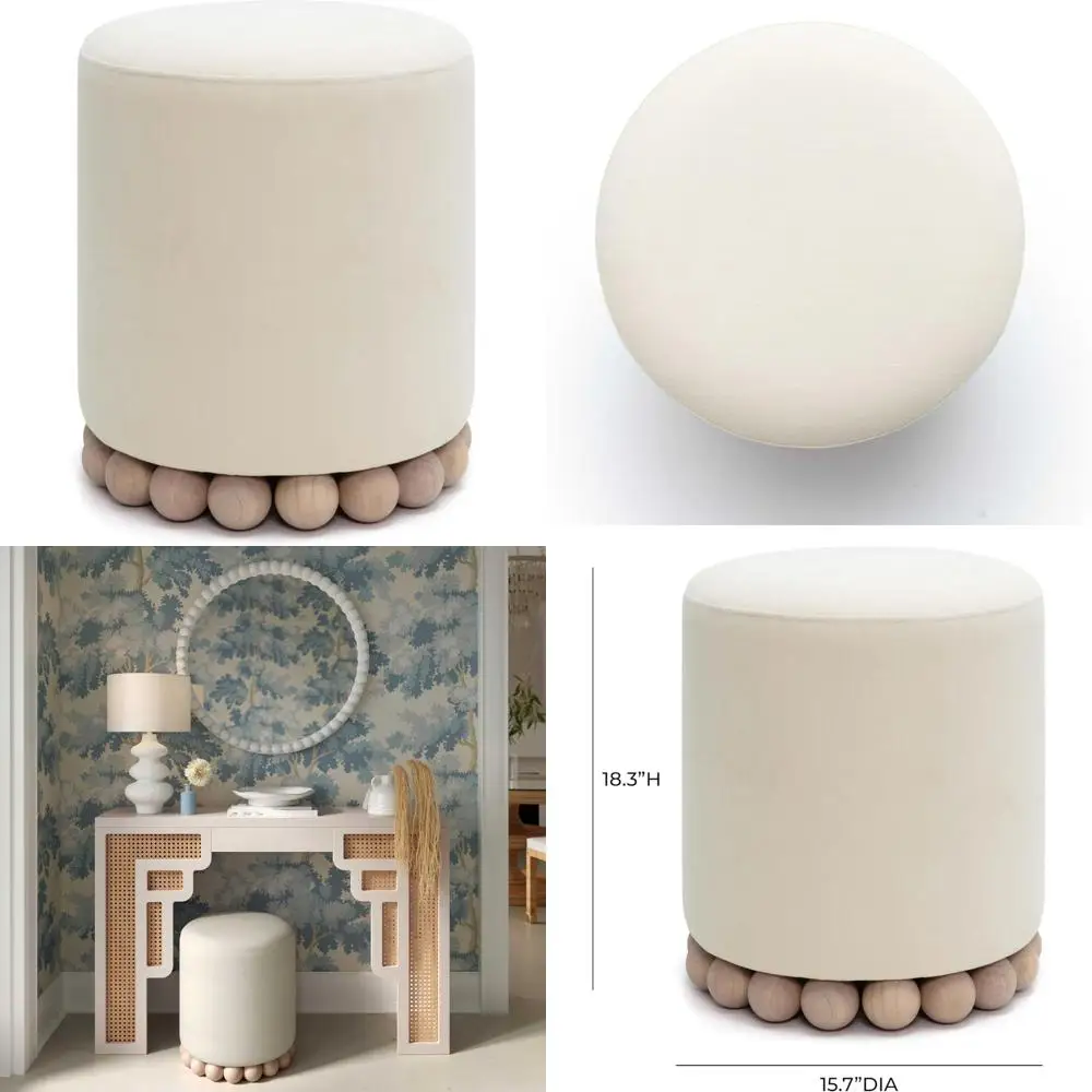 Cream Upcycled Fabr… - image