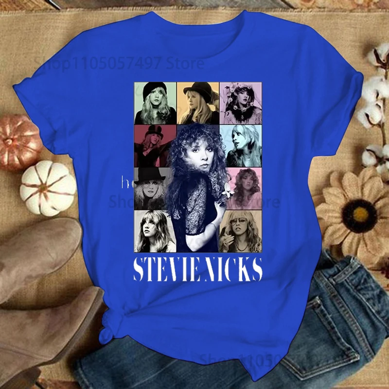 Don't Be A Lady Be A Legend Stevie Nicks Baumwoll-T-Shirt Stevi Shirt Fan-Geschenke Stilvoller Vintage-Druck Unisex Hochwertiges T-Shirt – Detail 3