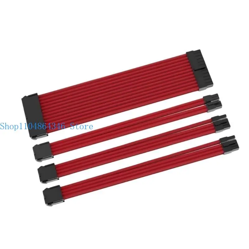 

652F 24PIN Mainboard and GPU PCIE 6+2P CPU 4+4Pin 8PIN Colorful Module Cable 18AWG