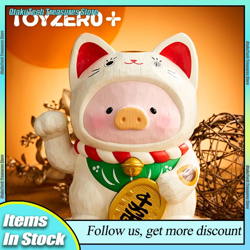 

Деревянная фигурка-талисман «Кот удачи» из серии Toyzero Lulu «Год Лошади», подвеска, модная коллекционная игрушка, новогодний подарок, декоративные игрушки