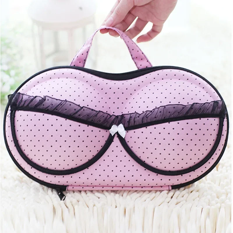 Borsa per reggiseno da donna Scatola portaoggetti per reggiseno portatile per biancheria intima Borsa per bagagli da viaggio Organizzatori per