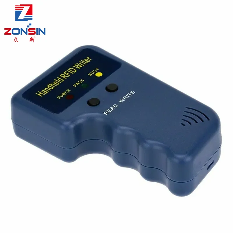 Handheld 125KHz EM4100 RFID Copier Writer Duplicator Programmer Reader + EM4305 T5577 Rewritable ID Keyfobs Tags Card