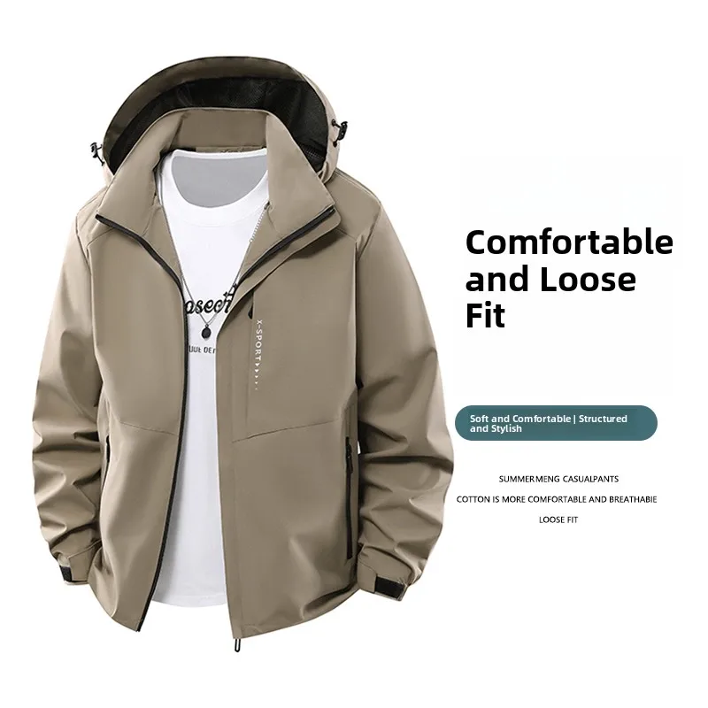 

New Autumn Winter ex Outdoor Windproof Cotton Jaet Couple Sle Spring Summer Men's Women's Long Sve Regular Length