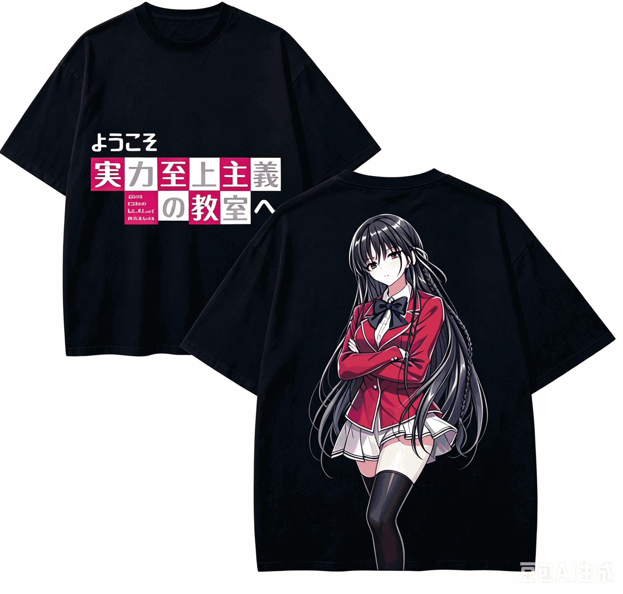 Journal with Witch Anime Lover T-shirt Harajuku Cotton New Model Oversized Unisex High Street Retro Fashion Couples high quality