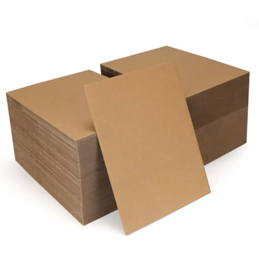 

rowm Corrugated Cardoard Sheets Flat Card oards Inserts for Crafts Packing Shipping Moving Mailing