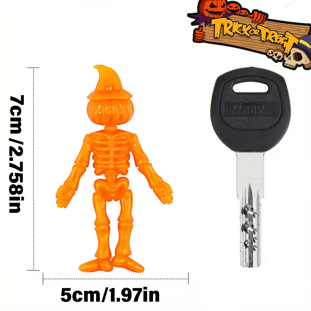 10-20 Stuks Halloween Skelet Man Sticky Rolling Mannen Kleverige Skelet Rekbare Muur Klimmers Grappige Flexibele Klimmen Sticky muur Speelgoed
