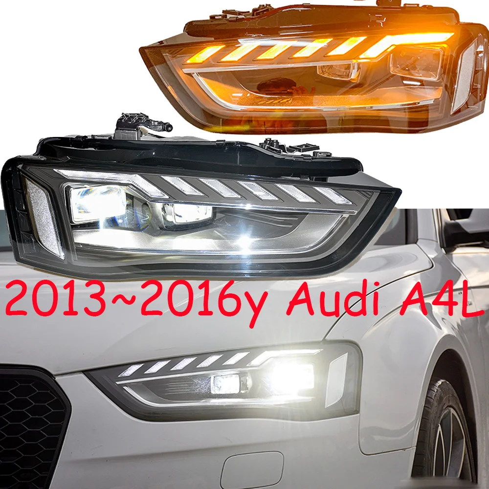 2013~2015year Car Styling Headlights for Audi A4L Headlight for A4L taillight Daytime Running Light LED  for Audi A4 fog light