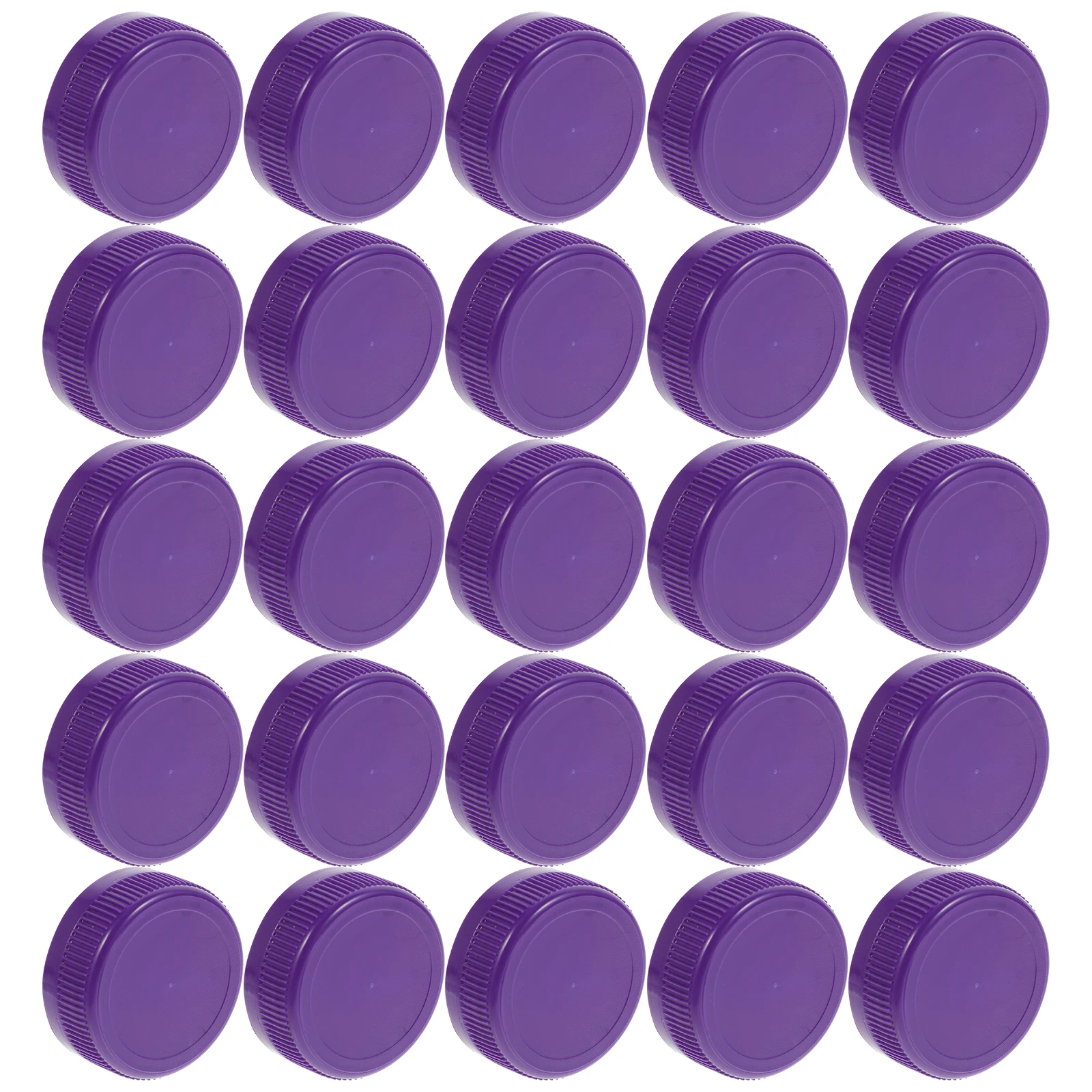 

100 Pcs Plastic Bottle Cap Juice Caps Crafts for Non-metallic Bottles Accessories Mineral Water Tops