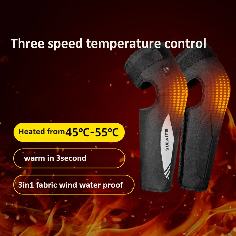 

Winter Electric Warm Protection Rodilleras Knee Pads Motor Bike Motorcycle Battery Heated Knee Protector Universal Knee Pad