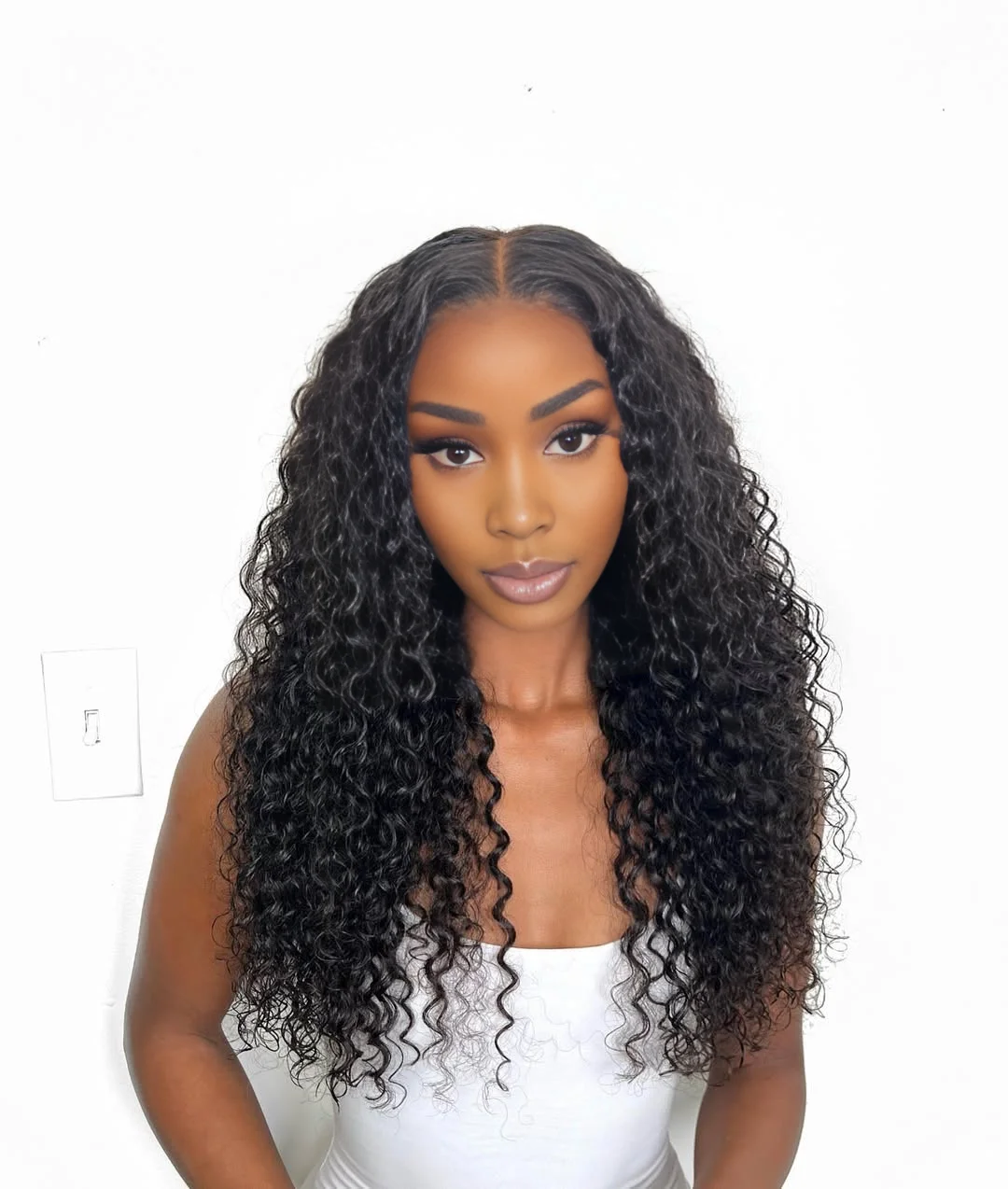 Pelucas de Bob corto Frontal de encaje ondulado con agua para mujer, peluca de encaje transparente 5x5, parte de encaje rizado con agua prearrancada, Color Natural medio