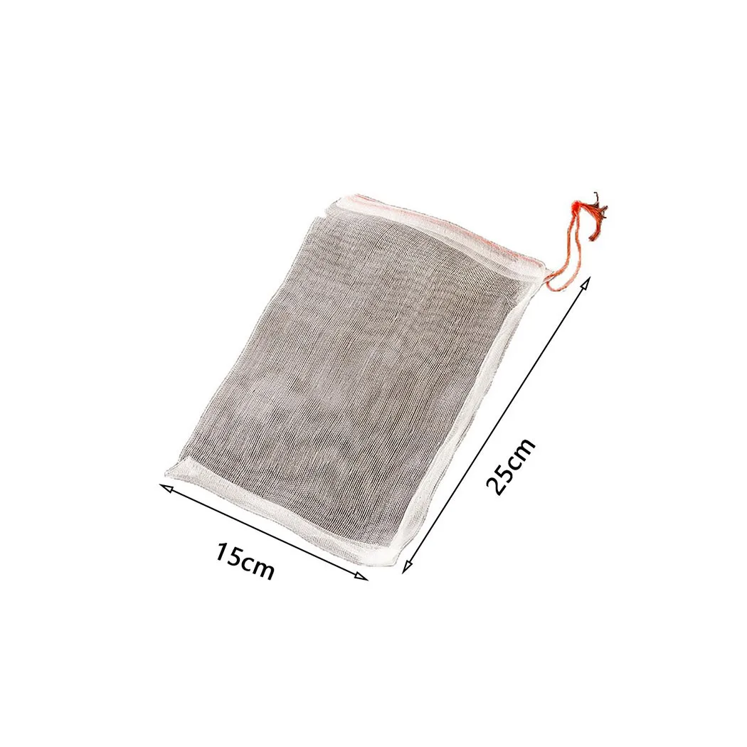 1pcs Fruit Protect Bag 7 Sizes Grapes Insect Bag Mesh Bag Pest Control Plant Care With Rope Breathable Durable